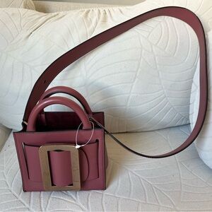 Boyy Bobby 18 mini leather bag with Rose Gold hardware